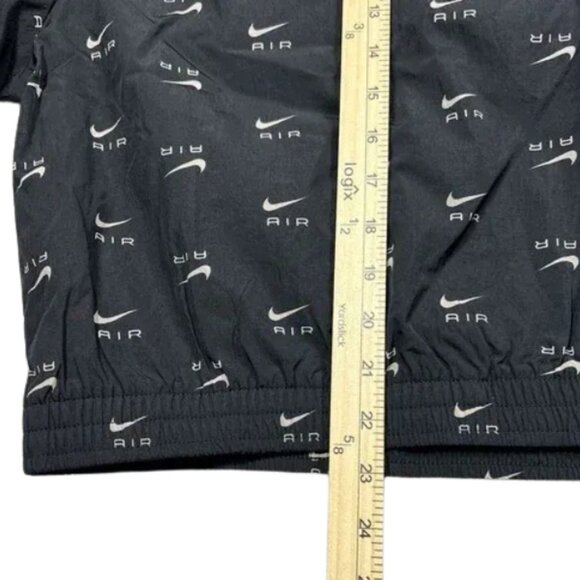 Nike Air Unisex Black 1/4 Zip Cropped Water repellent Jacket Size XL DV8066-010 - Picture 7 of 8